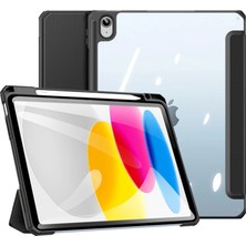 Canarino Dux Ducis iPad 10.2 2022 Kılıf Toby Series Kalem Yerli Manyetik Kapaklı KILIF-(5775)