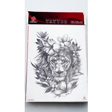 Zuum Büyük Boy Dövme 15 cm x 21 cm Geçici Dövme,tattoo