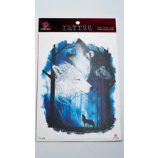 Zuum Büyük Boy Dövme 15 cm x 21 cm Geçici Dövme,tattoo