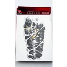 Zuum Büyük Boy Dövme 15 cm x 21 cm Geçici Dövme,tattoo