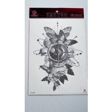 Zuum Büyük Boy Dövme 15 cm x 21 cm Geçici Dövme,tattoo