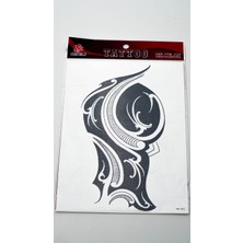 Zuum Büyük Boy Dövme 15 cm x 21 cm Geçici Dövme,tattoo