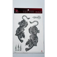 Zuum Büyük Boy Dövme 15 cm x 21 cm Geçici Dövme,tattoo
