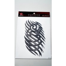 Zuum Büyük Boy Dövme 15 cm x 21 cm Geçici Dövme,tattoo