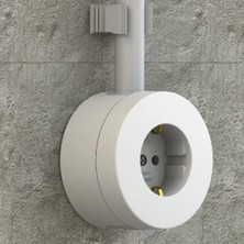Eco Lounge Beyaz Topraklı Priz Sıva Üstü
