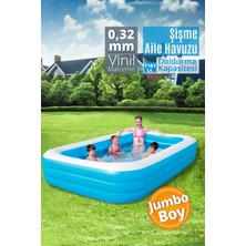 Premini Yumuşak ve Geniş 54009 Şişme Havuz 305X183X56 Cm, Eğlence Dolu Yaz Keyfi