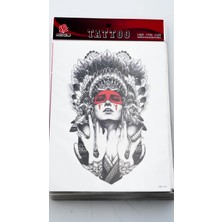 Zuum Büyük Boy Dövme 15 cm x 21 cm Geçici Dövme,tattoo