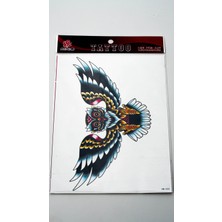 Zuum Büyük Boy Dövme 15 cm x 21 cm Geçici Dövme,tattoo