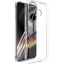 Prolysus Xiaomi Poco F6 Kılıf Kamera Korumalı Şeffaf Yumuşak Silikon Kılıf