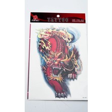 Zuum Büyük Boy Dövme 15 cm x 21 cm Geçici Dövme,tattoo