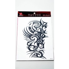 Zuum Büyük Boy Dövme 15 cm x 21 cm Geçici Dövme,tattoo
