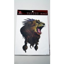 Zuum Büyük Boy Dövme 15 cm x 21 cm Geçici Dövme,tattoo