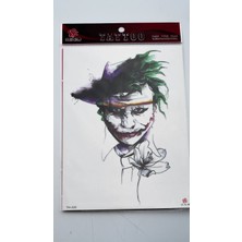 Zuum Büyük Boy Dövme 15 cm x 21 cm Geçici Dövme,tattoo