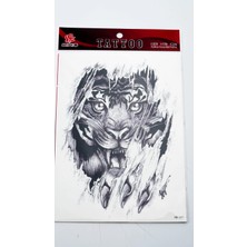 Zuum Büyük Boy Dövme 15 cm x 21 cm Geçici Dövme,tattoo