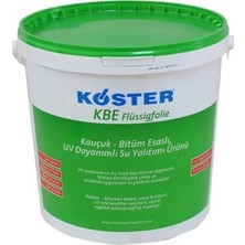Köster KBE Flüssigfolie 20 kg Kauçuk Bitüm Esaslı UV Dayanımlı Su Yalıtımı Yüksek Elastikiyet