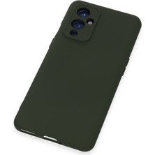 Bezos One Plus 9 Kılıf Nano Içi Kadife Silikon - Koyu Yeşil