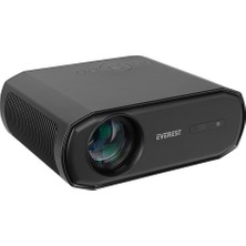 Ergün Collection Everest PJ06, 350 LED Lümen, 1920X1080, 1xhdmı, 1xusb, Tf Soket, Wifi, 1xlan, Bluetooth, 30.000 Saat LED Ömrü, 3W Speaker, Android 9.0, Full Hd Projeksiyon Cihazı