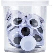Brons Oynar Göz Siyah-Beyaz 12 Mm(Yeni) Br-682