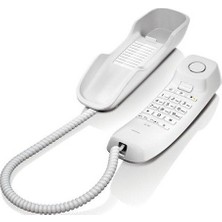 GIGASET DA210 Duvar Tipi Telefon Beyaz 10 Hızlı Arama Girişi ile Kolay Kurulum ve Kullanım
