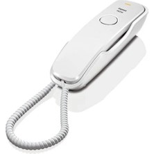 GIGASET DA210 Duvar Tipi Telefon Beyaz 10 Hızlı Arama Girişi ile Kolay Kurulum ve Kullanım