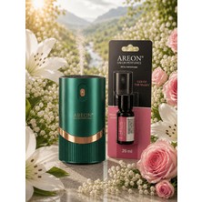 Areon Aromatik Difüzör Yeşil (Lux Metal) + Lily Of The Valley