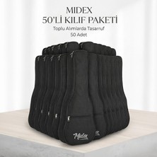 Midex CS-21A-50X Soprano Ukulele Çantası 50'li Paket Kaliteli Siyah Kılıf (50 Adet)