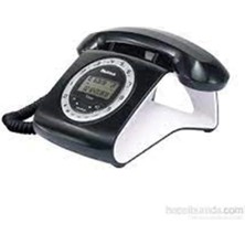 Multitek Retro CID 12 Haneli Lcd Ekran Siyah-Kırmızı Masaüstü Telefon
