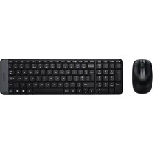Ergün Collection Logitech MK220 Q Tr Siyah Kablosuz Klavye Mouse Set