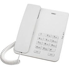 Karel TM140 Beyaz Analog Masa Telefonu