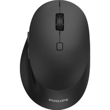 Ergün Collection Phılıps SPK7607B, Siyah, USB Nano 2,4gh ve Bluetooth Kablosuz, 3200DPI, Optic, 7 Tuşlu, Mouse