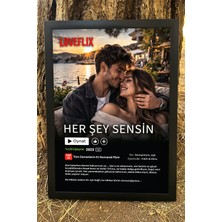 Empressco Kişiye Özel Netflix Film Posteri Tasarımı Sevgililer Günü Hediyesi