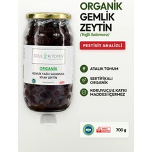 Soul Kitchen Organik Ürünler Organik Gemlik Yağlı Salamura Zeytin 700 g