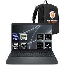 Dell Pro Max 16 Plus Core Ultra 7 265HX Rtx Pro 4000 Blackwell 16GB 48GB Ram 512GB SSD 16" Fhd+ 120Hz Freedos MB16250P337 Iş Istasyonu + Per4 Çanta