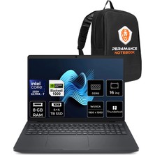 Dell Pro Max 16 Core Ultra 7 255H Rtx Pro 1000 Blackwell 8gb 8gb Ram 4tb + 4tb SSD 16" Fhd+ Freedos MC16250P306 Iş Istasyonu + Per4 Çanta