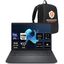 Dell Pro Max 16 Core Ultra 7 255H Rtx Pro 1000 Blackwell 8gb 24GB Ram 1tb SSD 16" Fhd+ Freedos MC16250P315 Iş Istasyonu + Per4 Çanta