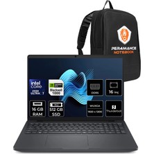 Dell Pro Max 16 Core Ultra 7 255H Rtx Pro 1000 Blackwell 8gb 16GB Ram 512GB SSD 16" Fhd+ Freedos MC16250P308 Iş Istasyonu + Per4 Çanta