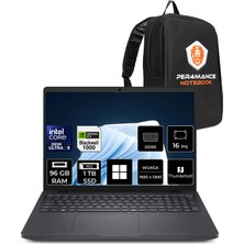 Dell Pro Max 16 Core Ultra 9 285H Rtx Pro 1000 Blackwell 8gb 96GB Ram 1tb SSD 16" Fhd+ WIN11 Pro MC16250P471 Iş Istasyonu + Per4 Çanta
