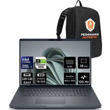 Dell Pro Max 18 Plus Core Ultra 7 265HX Rtx Pro 3000 Blackwell 12GB 128GB Ram 12TB SSD 18" Qhd+ 120Hz Freedos MB18250P379 Iş Istasyonu + Per4 Çanta