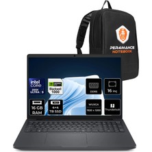 Dell Pro Max 16 Core Ultra 9 285H Rtx Pro 1000 Blackwell 8gb 16GB Ram 4tb + 4tb SSD 16" Fhd+ Freedos MC16250P312 Iş Istasyonu + Per4 Çanta