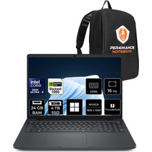 Dell Pro Max 16 Core Ultra 9 285H Rtx Pro 1000 Blackwell 8gb 24GB Ram 4tb SSD 16" Fhd+ WIN11 Pro MC16250P437 Iş Istasyonu + Per4 Çanta