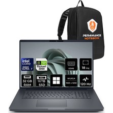 Dell Pro Max 18 Plus Core Ultra 7 265HX Rtx Pro 3000 Blackwell 12GB 32GB Ram 16TB SSD 18" Qhd+ 120Hz WIN11 Pro MB18250P492 Iş Istasyonu + Per4 Çanta