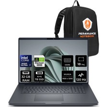 Dell Pro Max 18 Plus Core Ultra 7 265HX Rtx Pro 3000 Blackwell 12GB 32GB Ram 4tb + 4tb SSD 18" Qhd+ 120Hz Freedos MB18250P330 Iş Istasyonu + Per4 Çanta