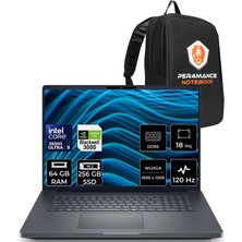 Dell Pro Max 18 Plus Core Ultra 9 285HX Rtx Pro 3000 Blackwell 12GB 64GB Ram 256GB SSD 18" Qhd+ 120Hz Freedos MB18250P349 Iş Istasyonu + Per4 Çanta