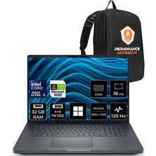 Dell Pro Max 18 Plus Core Ultra 9 285HX Rtx Pro 3000 Blackwell 12GB 32GB Ram 4tb + 4tb SSD 18" Qhd+ 120Hz WIN11 Pro MB18250P490 Iş Istasyonu + Per4 Çanta