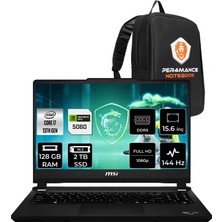 MSI Msı Cyborg 15 Max Core I7 13620H Rtx 5060 8gb 100W 128GB Ram 2tb SSD 15.6" Full Hd 144Hz Freedos C13WF065XTRP358 Gaming Laptop + Per4 Çanta