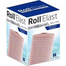 Roll Elast Ten Rengi 6cmx3.5m Tıbbi Elastik Bandaj