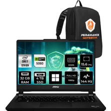 MSI Msı Cyborg 15 Max Core I7 13620H Rtx 5060 8gb 100W 32GB Ram 4tb SSD 15.6" Full Hd 144Hz WIN11 Home C13WF065XTRP323 Gaming Laptop + Per4 Çanta