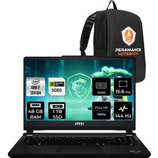 MSI Msı Cyborg 15 Max Core I7 13620H Rtx 5060 8gb 100W 48GB Ram 1tb SSD 15.6" Full Hd 144Hz Freedos C13WF065XTRP333 Gaming Laptop + Per4 Çanta