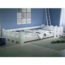 Tulip Life Montessori Karyola Beyaz (90 x 190 Cm) Yatak Uyumlu Çocuk Yatağı