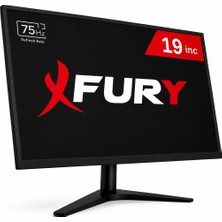 Fury 19" Geniş Ekran 75 Hz 5ms (Vga,hdmı) LED Monitör